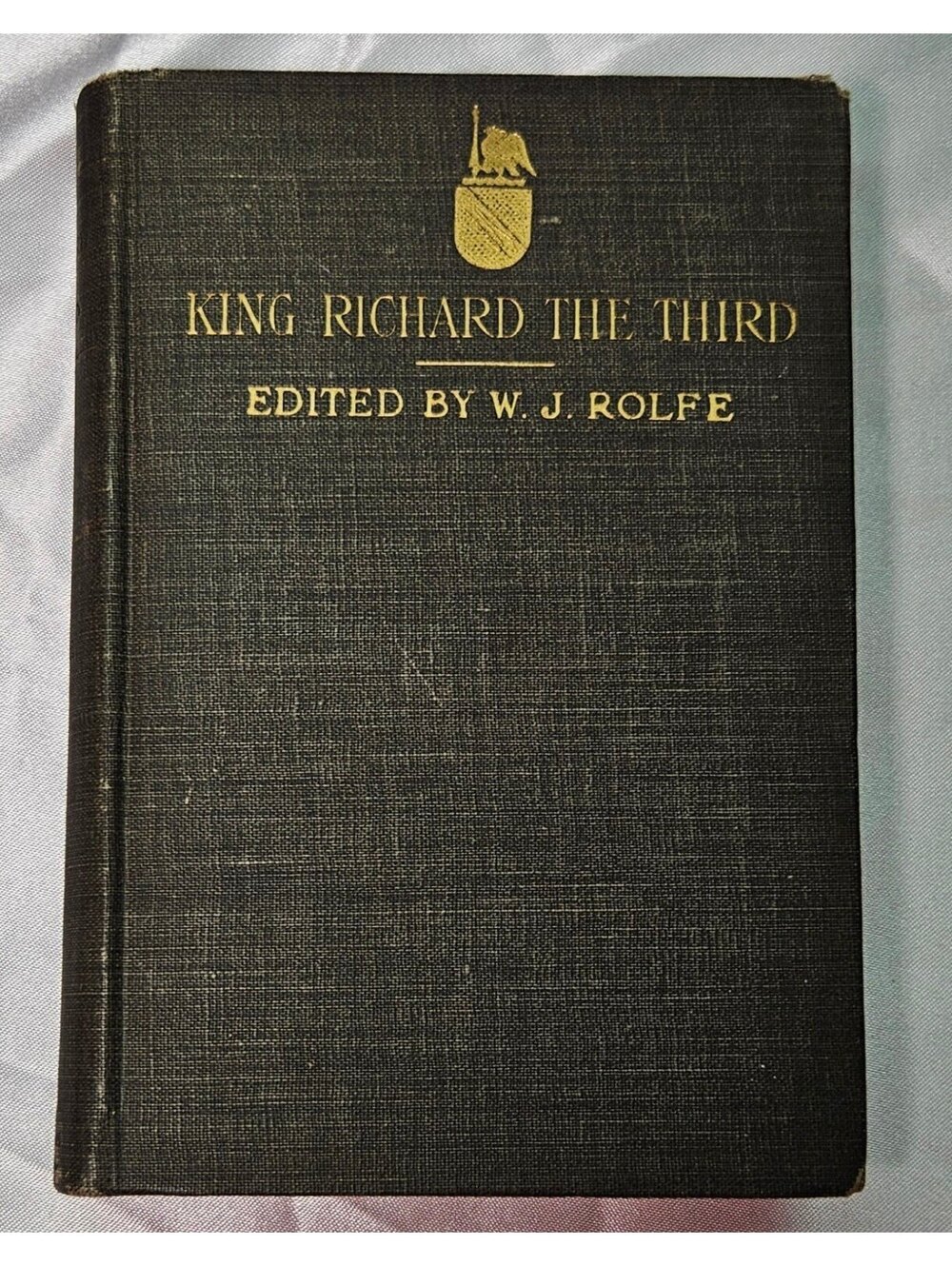 Antique 1912 Shakespeare King Richard III W.J. Rolfe Illustrated Hardcover